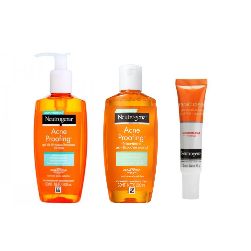 neutrogena acne proofing kit