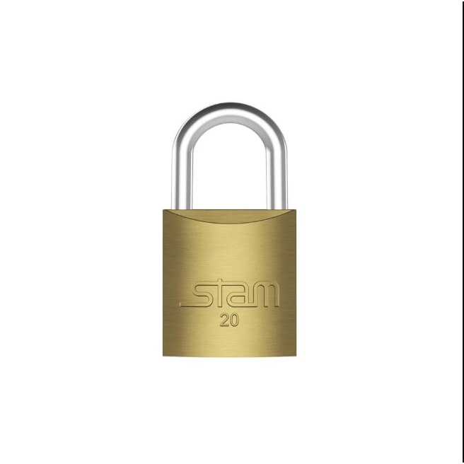 Cadeado Latão Com Chave 20mm Stam em Oferta na Shopee