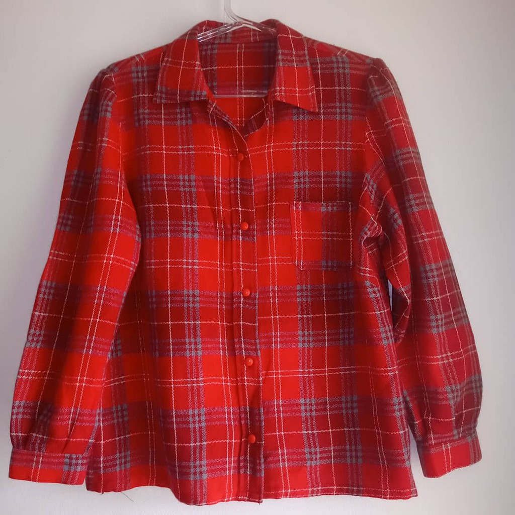 Camisa xadrez (xadrez estilo tartan) | Shopee Brasil