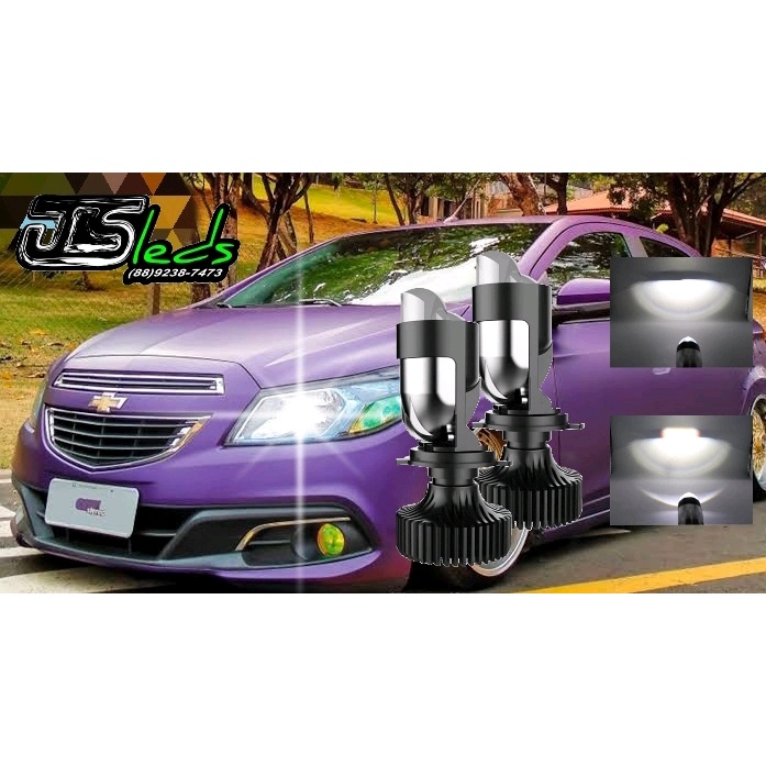 Par de Mini Bi-projetor H4 20mil lumens