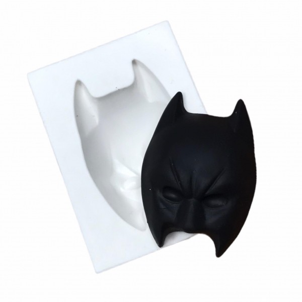 Molde De Silicone Máscara Batman Molde Para Confeitaria Molde Para Biscuit 1521