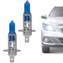 Lâmpada Super Branca H1 8500K 55W 12V Par