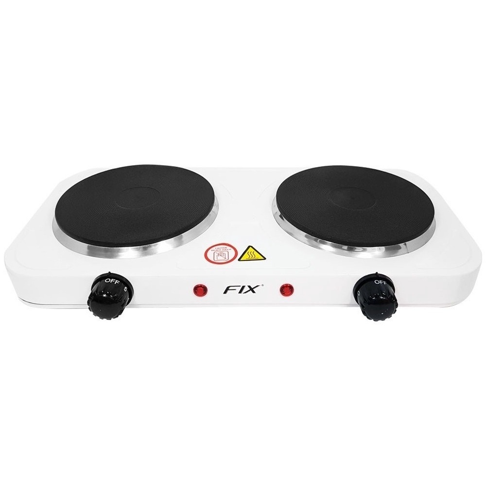 Fogão Portátil Elétrico de mesa 2 Bocas 2.000W Tipo Cooktop