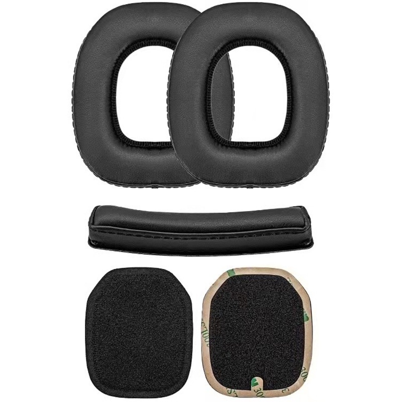 1 Par Earpads Para Logitech Astro A50 gen3 gen4 A40 Fone De Ouvido Almofadas Almofada Esponja De Headband Earmuffs