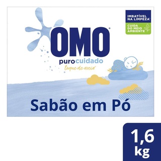 Sabão em Pó Omo Puro Cuidado 1,6kg em Oferta na Shopee