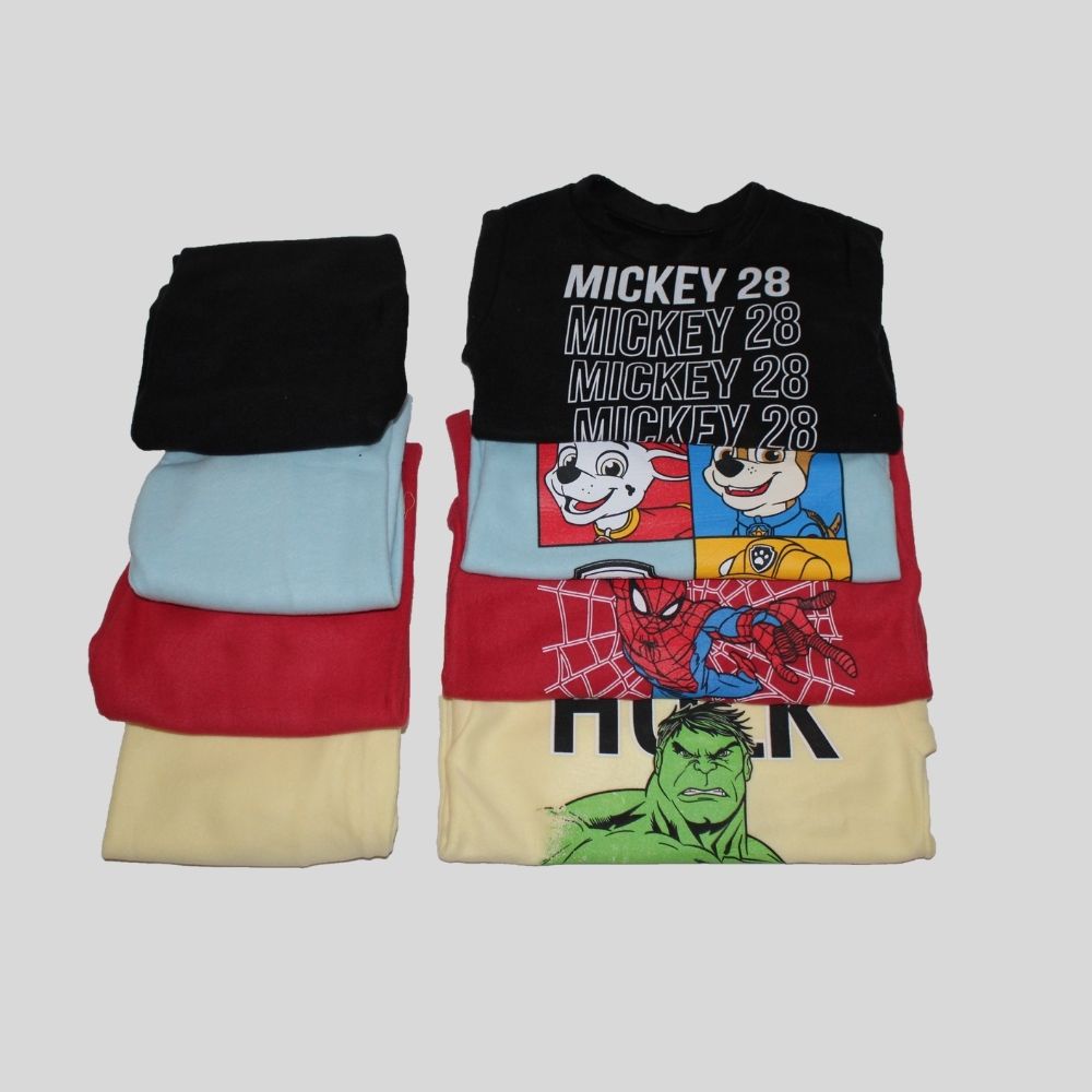 Kit 5 Conjuntos Soft Roupa Frio Inverno Peluciados Flanelado Personagens Menino