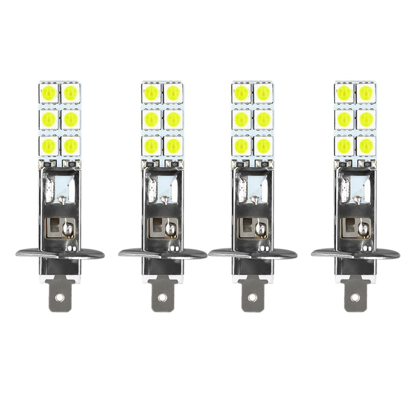4PCS H1 6000K Super Branco 80W LED Kit De Lâmpadas De Farol De Neblina