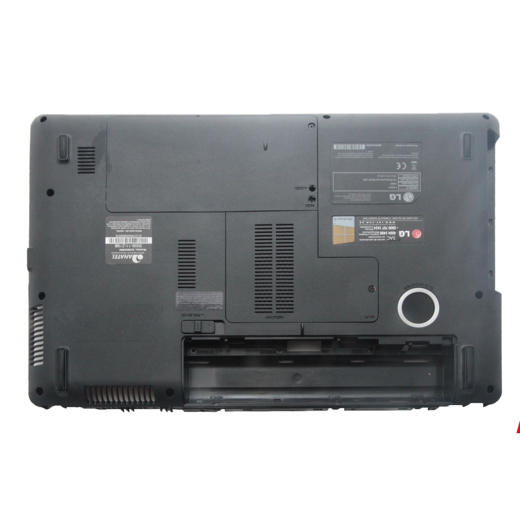 Carcaça Base Inferior Notebook Lg A550 A560