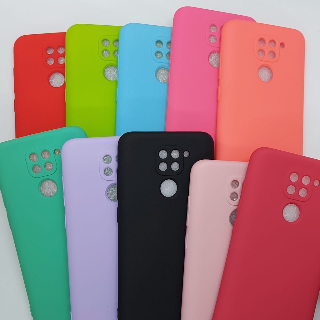 Capa Capinha Case Para Xiaomi Redmi Note 9 de Silicone com Interior Aveludado