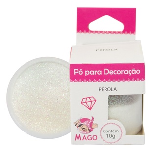 Pó Para Decoração PÉROLA MAGO 10G Para Bolo Comestível Confeitar Decorar Torta Doce Confeitaria Padaria em Oferta na Shopee