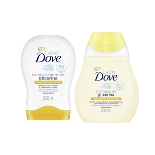 Dove Baby Kit 2un - 1un Shampoo + 1un Condicionador Hidratação Glicerinada - Hipoalergênico