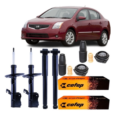 Kit Amortecedor Dianteiro Traseiro Cofap Sentra 2.0 07 A 12