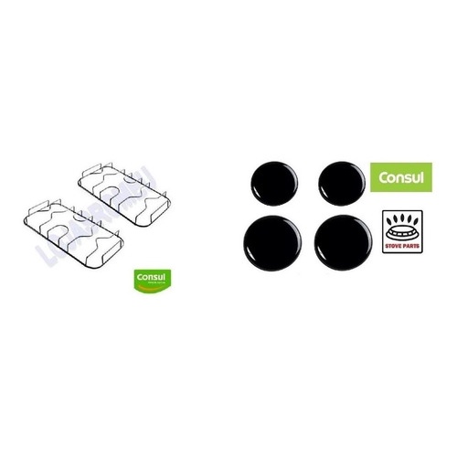 Kit 2 Grelhas  Consul Facilite + Tampa Espalhadores 2p 2g