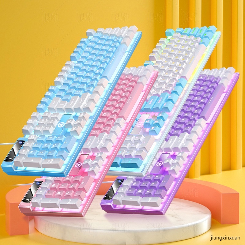 Teclado K500 Jogo Com Fio/De Correspondência De Cores/Manipulador/Acessório Para Computador/Desktop