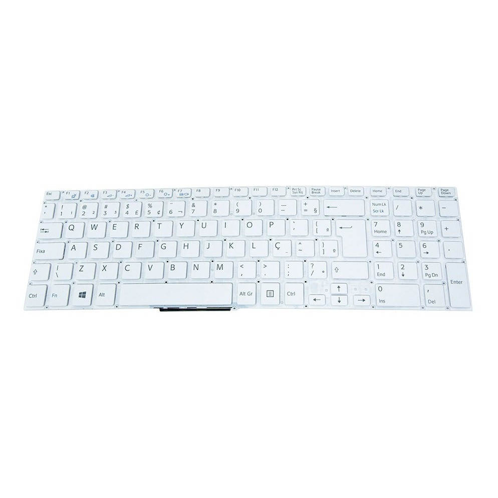 Teclado Sony Vaio Svf15213cbw Svf152c29x Branco Br Com Ç