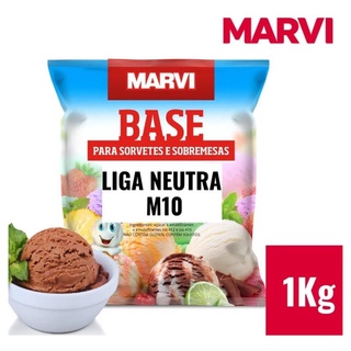 Liga Neutra Marvi 1kg Base M10 Pra Sacolé, Geladinho, Dindin, Chup-Chup