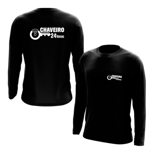 Camiseta Manga Longa Chaveiro Uniforme Serviço Autônomo
