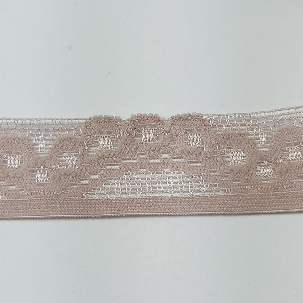 Renda Elástica 2,5cm Castanho o metro 3949 001 - 351A25