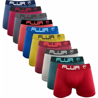 Kit Com 10 Cuecas Algodão Boxer Box Cotton Box Boxer Adulto Fábrica