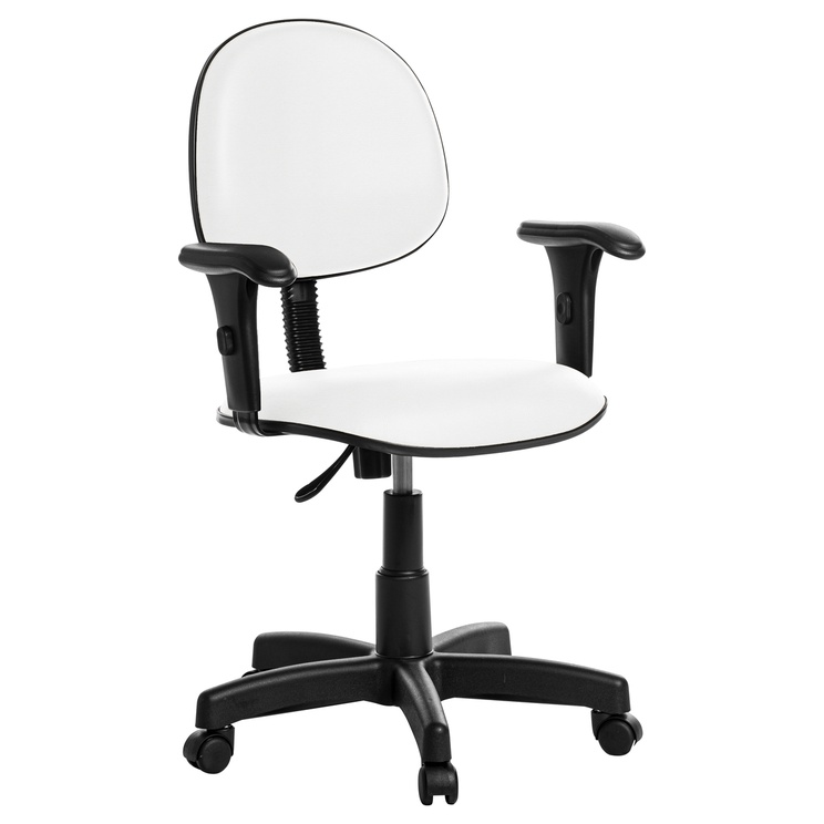 Cadeira para Escritório Executiva Com Braço RCE Branco