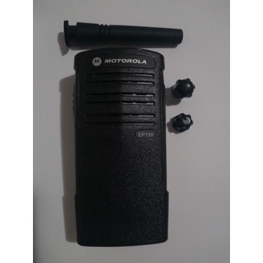 Caixa Plastica Motorola Ep150 Knobs Com Capa Antena Uhf