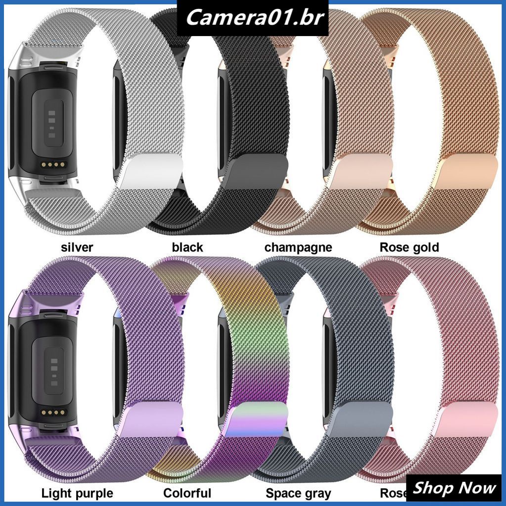Fitbit Charge 2 substituição relógio Cinta Banda Fivela De Metal Com Pulseira De Silicone Para 