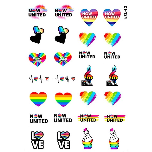 Now United Adesivos Para Unhas Cartela Com 28 Peliculas