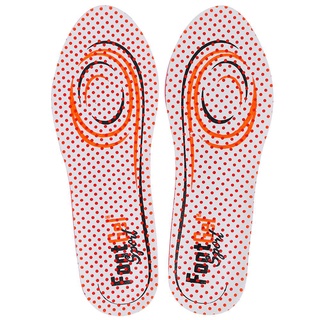 Palmilha de Gel Footgel Esportes em Geral 33 ao 36 Laranja e Branco