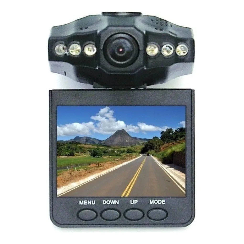 Camera Filmadora Automotiva Veicular Hd Dvr Tela 2.5