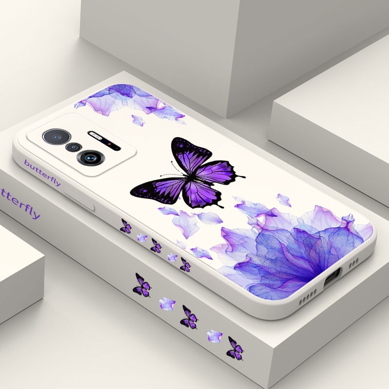 Capa Para Telefone Butterfly Impresso Xiaomi Poco C40 M4 F4 X4 PRO 4G 5G GT Design Criativo