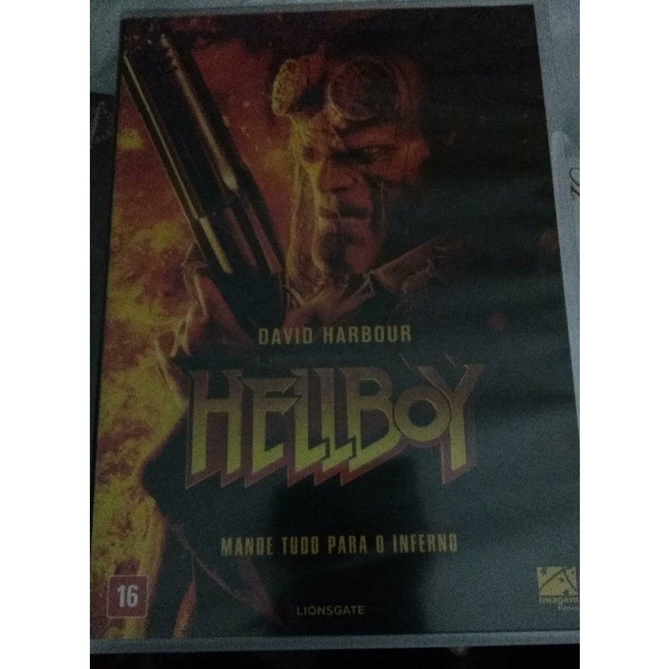 DVD - HELLBOY - VERSÃO 2019 - DVD ORIGINAL LACRADO