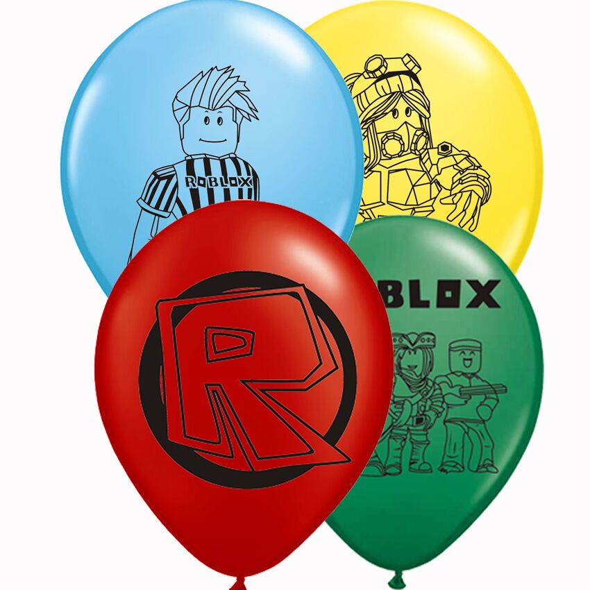 Roblox 20 Pcs Aleatorio Jogo Dos Desenhos Animados Baloes De Latex Criancas Festa De Natal Aniversario Decoracao Shopee Brasil - jogo do desenho do roblox
