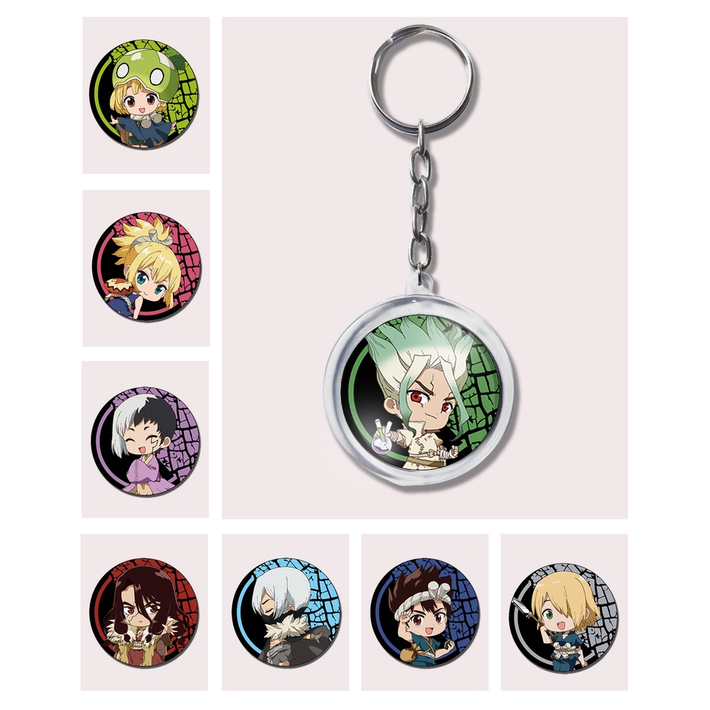 Chaveiro Acrílico Personalizado Anime Dr STONE em Oferta na Shopee