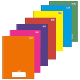 Caderno Brochura Capa Dura Grande D+ 96 folhas em Oferta na Shopee