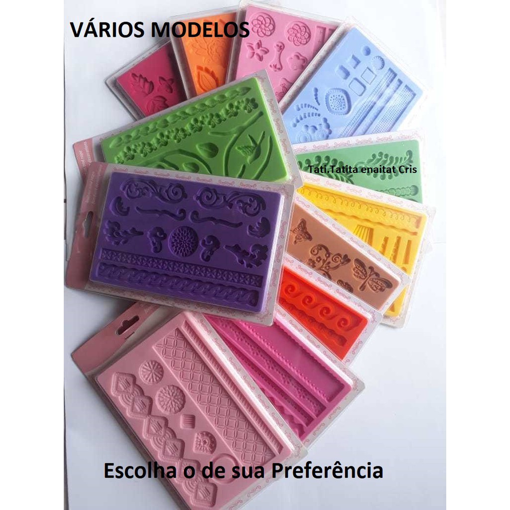 SÓ Molde Placa Tapete De Silicone para Pasta Americana Confeitaria Biscuit Escorrega o Preço