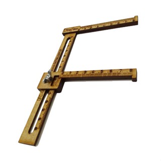 Regua para Cabelo de Boneca Gabarito MDF com Regulagem até 15cm P em Oferta na Shopee