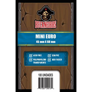 SLEEVE MINI EURO (45 X 68) - Bucaneiros