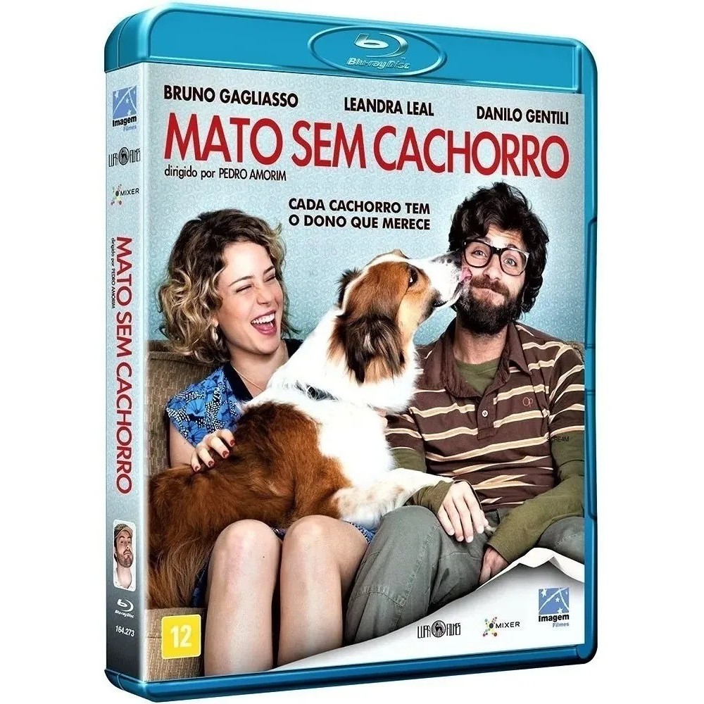 Blu-ray Mato Sem Cachorro - Leandra Leal, Bruno Gagliasso - Original Lacrado