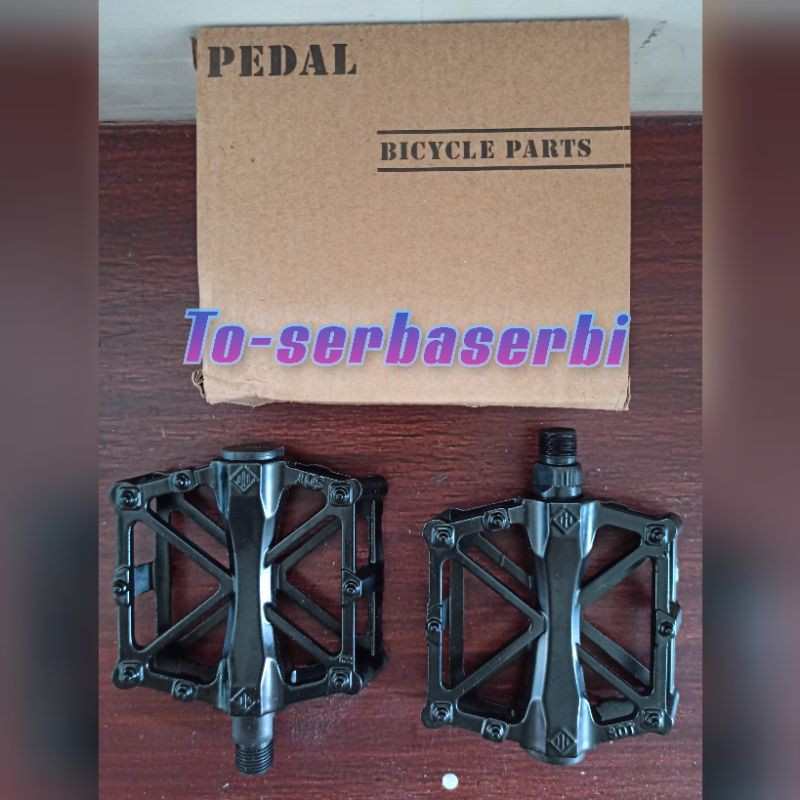 pedal De Bicicleta Com Rolamento mtb , minion Dobrável , Preto Duplo