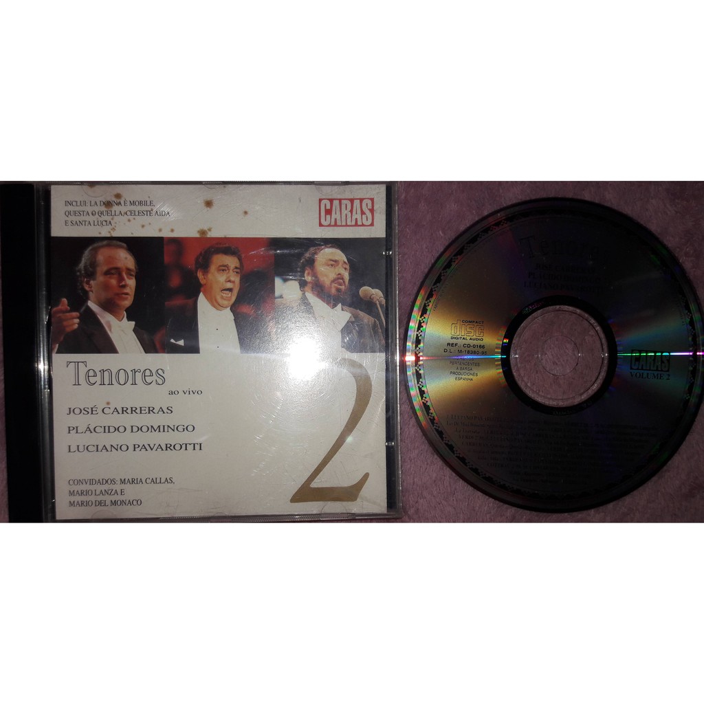 CD ORIGINAL TENORES AO VIVO VOLUME 2 REVISTA CARAS
