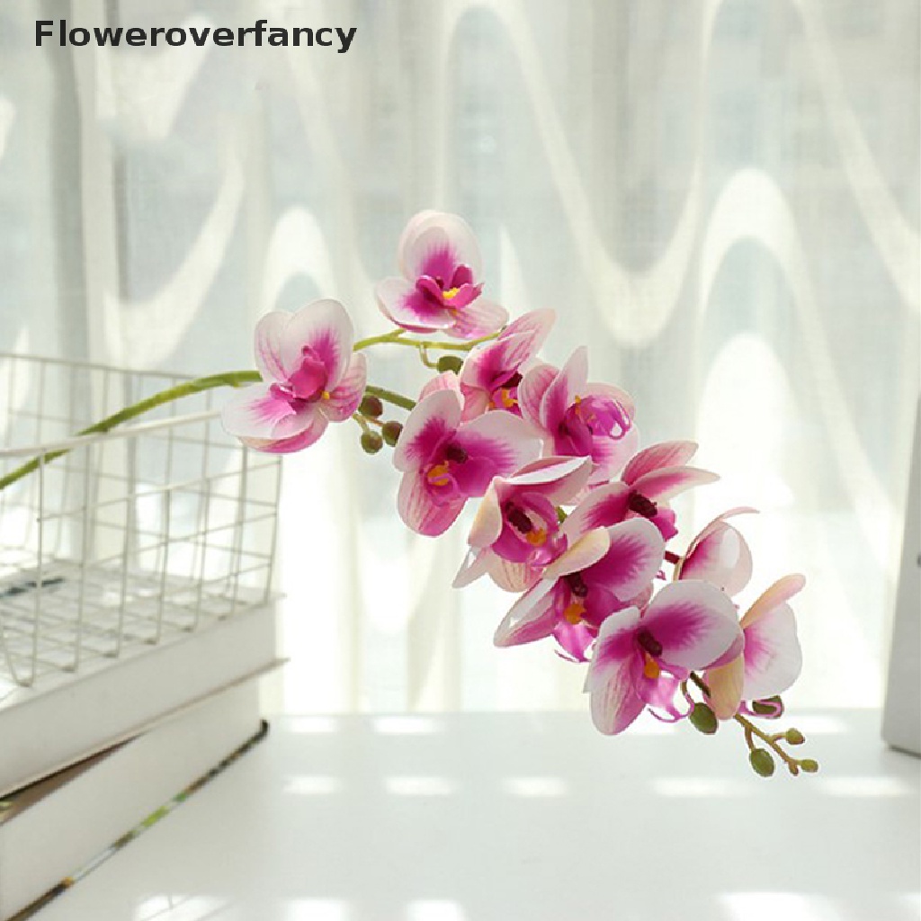 FFBR Flores Artificiais De Borboleta De Seda Orquídea Phalaenopsis Bouquet  Decoração De Casa | Shopee Brasil