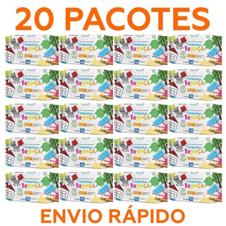 20 Pacotes Lenços Umedecidos Turminha da Bagunça 48 Folhas (Total 960 Folhas)