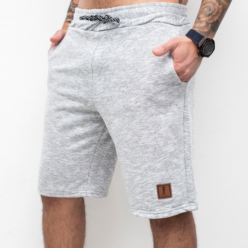 short moletom curto masculino