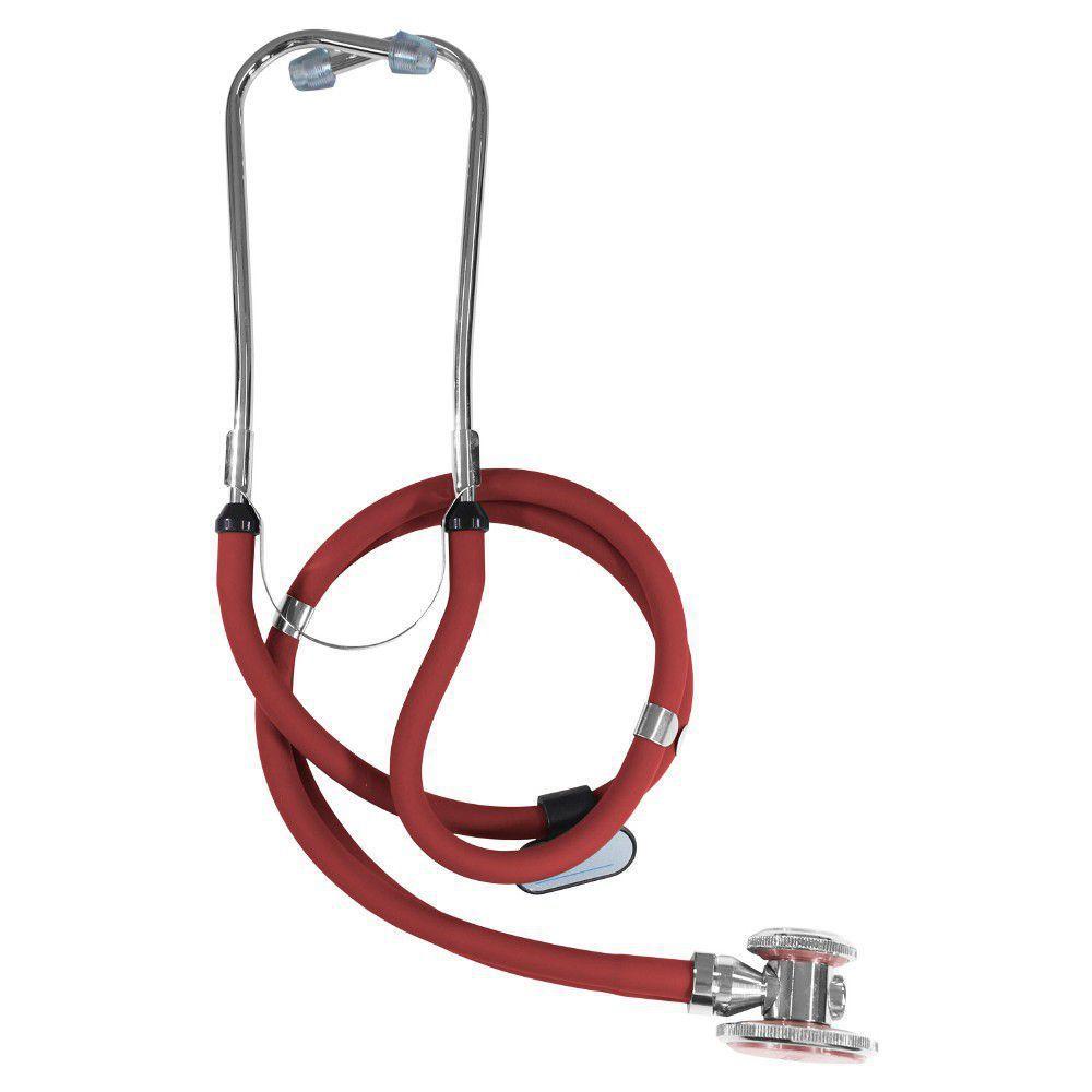 Estetoscópio Premium Rappaport Adulto e Infantil Cor Vinho