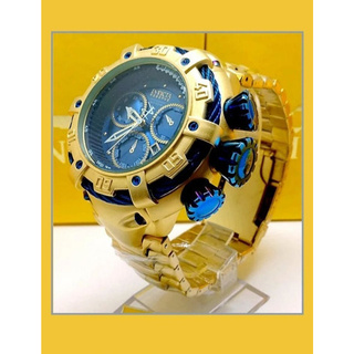 Relógio Masculino Dourado Invi Thunderboolt Pesado Luxo Top Barato