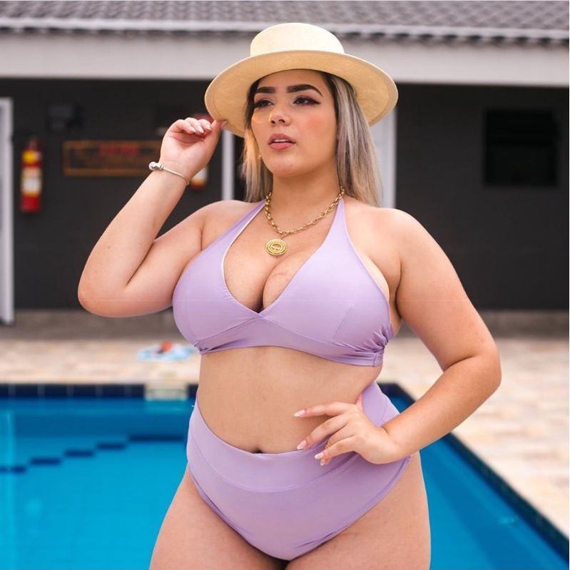 biquíni GG biquíni plus dizer  hot pants plus biquíni alcinha grande