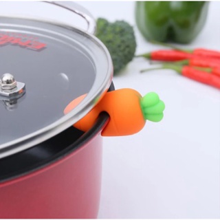 Suporte para Tampas Tira Vapor de Panelas em Silicone para Borda de Panela - Unidade em Oferta na Shopee