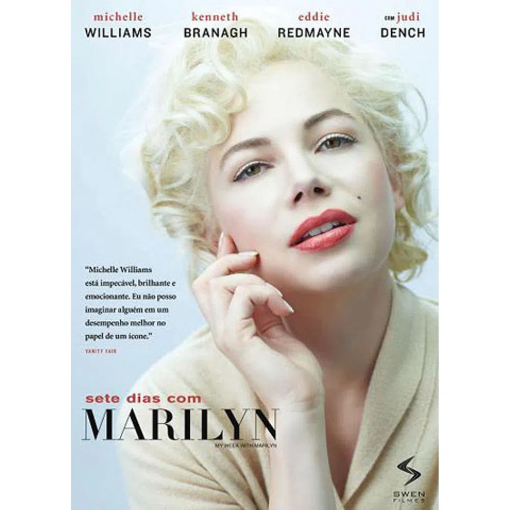 Dvd Sete Dias com Marilyn Michelle Williams