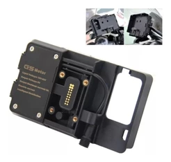 Suporte Celular GPS Moto BMW Navigator Universal Haste 12-15mm 2 USB