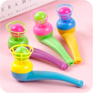 Blow Pipe Flutuante E Bola De Brinquedo , Bolas Clássico Brinquedos De Plástico Tubulação De Golpe Flutuantes Para Crianças